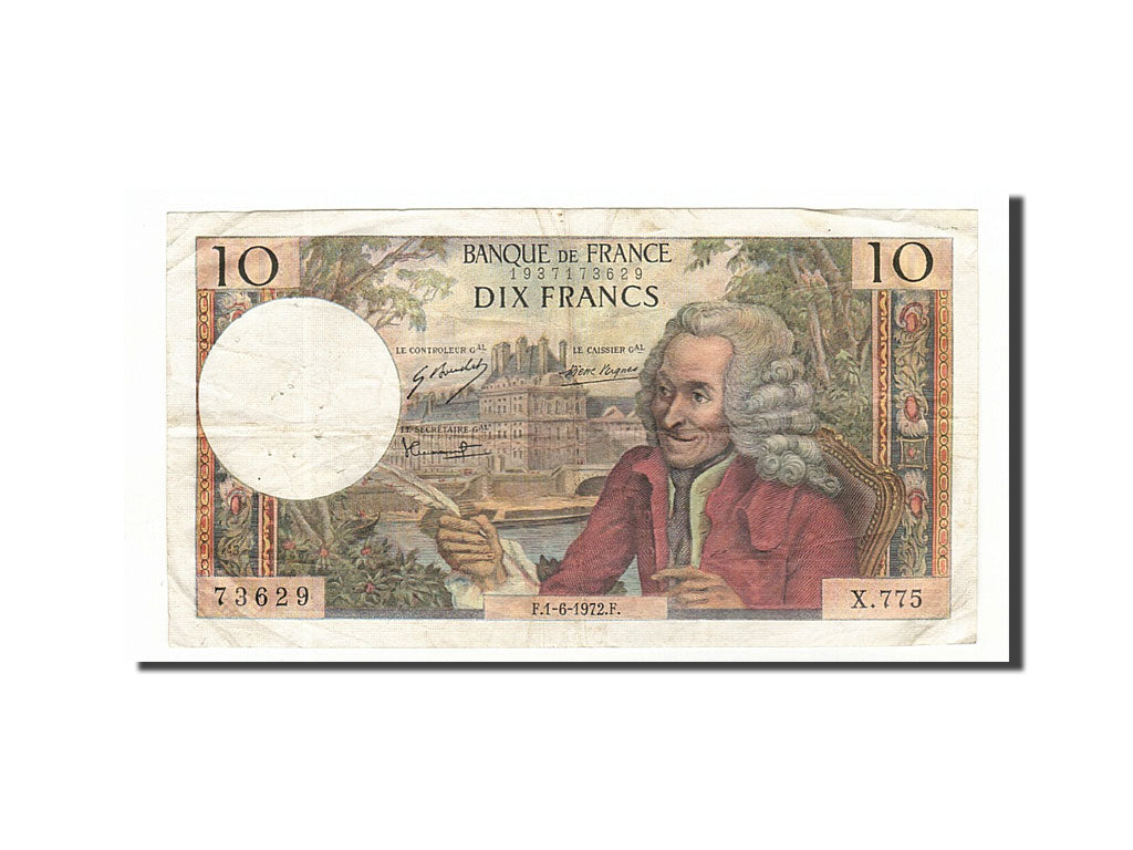 Banknote, France, 10 Francs, 1972, 1972-06-01, VF(30-35), Fayette:62.57, KM:147d