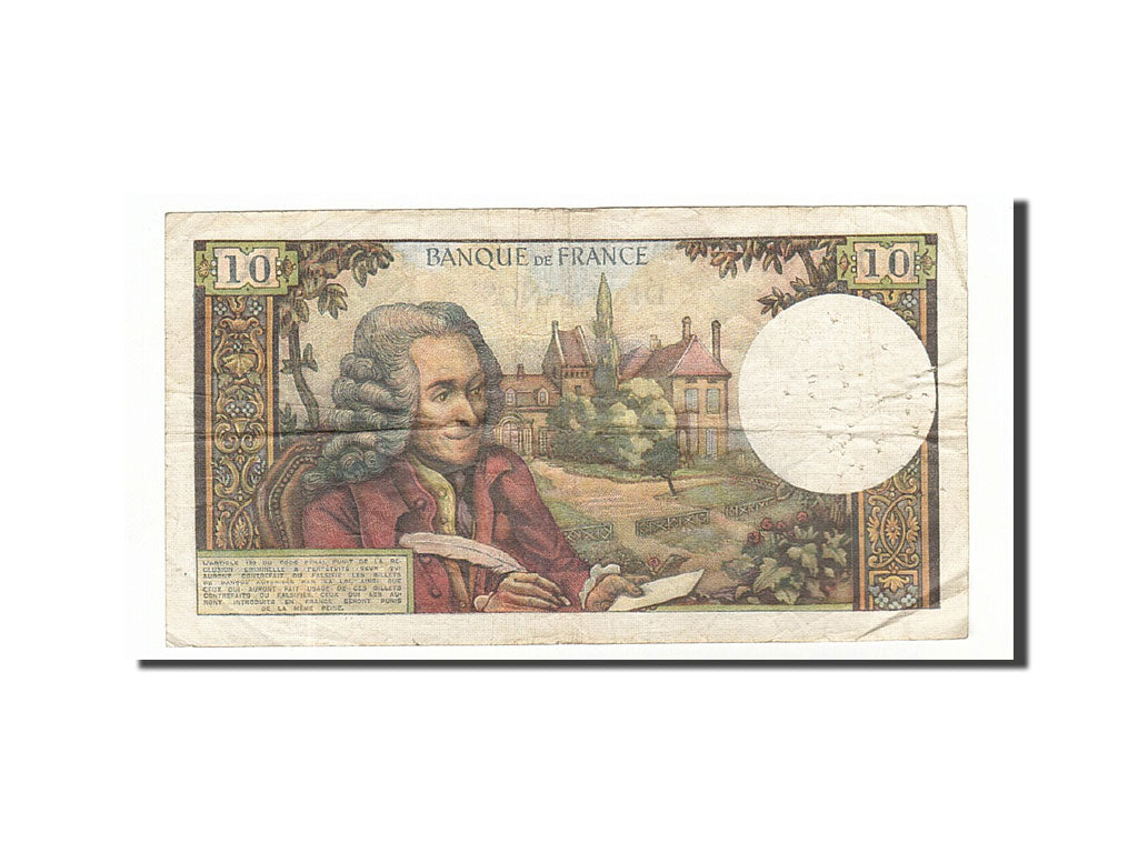 Banknote, France, 10 Francs, 1969, 1969-08-07, VF(20-25), Fayette:62.39, KM:147c