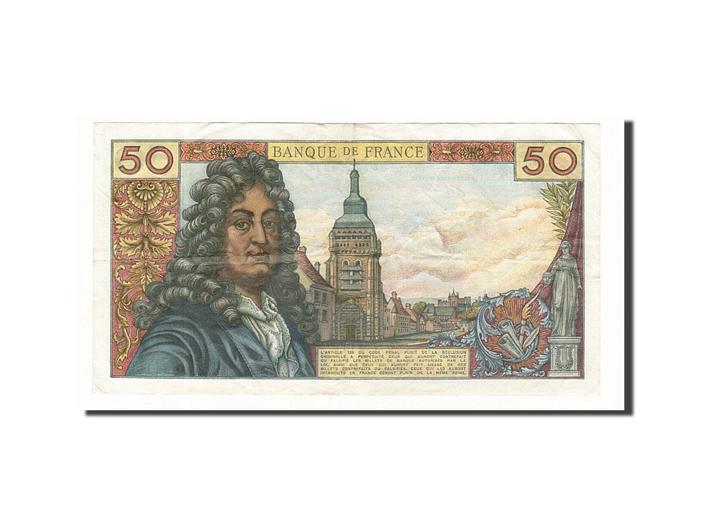 France, 50 Francs, 1972, KM:148d, 1972-03-02, EF(40-45), Fayette:64.20