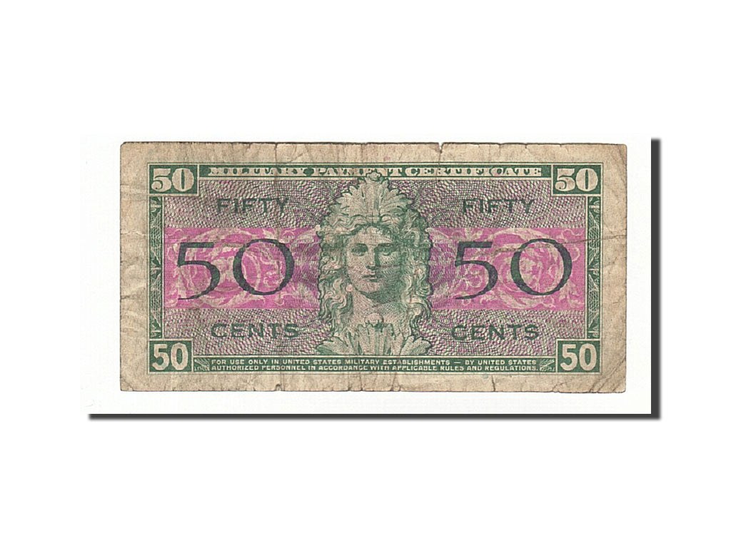 Banknote, United States, 50 Cents, 1954, Undated, KM:M32a, VF(20-25)