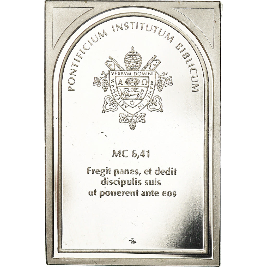 Vaticano, medaglia, Institut Biblique Pontifical, Marc 6:41, Religions &