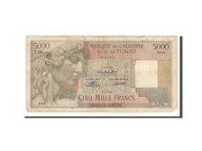 Billet, Algeria, 5000 Francs, 1949-1955, 1951-04-05, KM:109a, TB