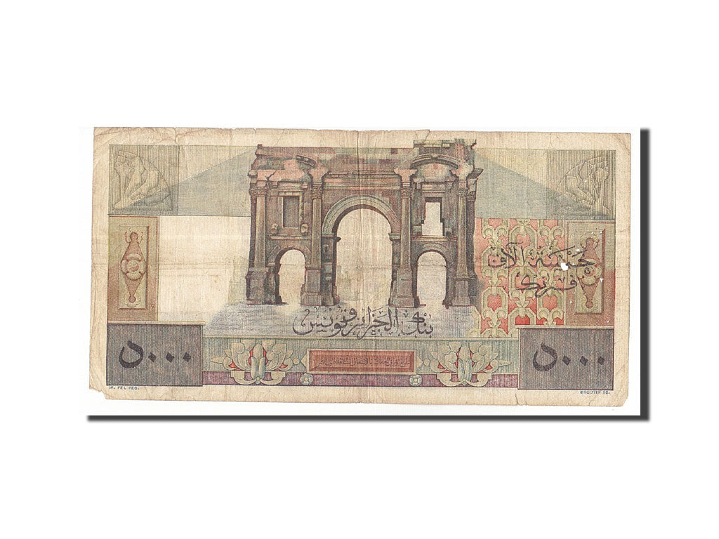 Banknote, Algeria, 5000 Francs, 1949-1955, 1951-04-05, KM:109a, VF(20-25)