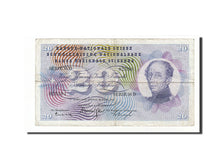 Suisse, 20 Franken, 1954-1976, KM:46j, 1963-03-28, TB