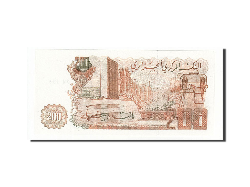 Banknote, Algeria, 200 Dinars, 1982-1983, 1983-03-23, KM:135a, UNC(60-62)