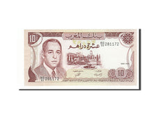 Billete, 10 Dirhams, 1985, Marruecos, KM:57b, 1985, EBC