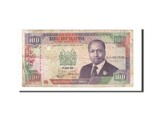 Kenya, 100 Shillings, 1991, KM:27c, 1991-07-01, VF(20-25)