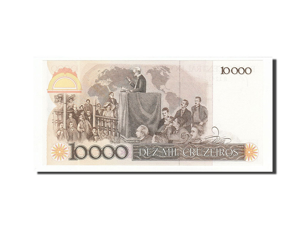 Brazil, 10,000 Cruzeiros, 1984, KM:203a, Undated, UNC(65-70)