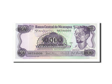 Biljet, Nicaragua, 50,000 Córdobas on 50 Córdobas, 1987, 1987, KM:148, SPL