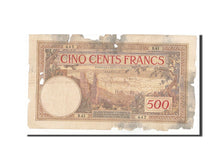 Geldschein, Marokko, 500 Francs, 1920-1924, 1932-11-17, KM:15a, SGE