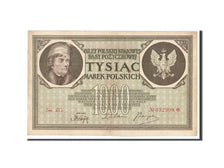 Poland, 1000 Marek, 1919, KM:22d, 1919-05-17, EF(40-45)