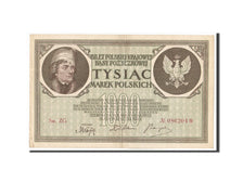 Poland, 1000 Marek, 1919, KM:22d, 1919-05-17, AU(50-53)