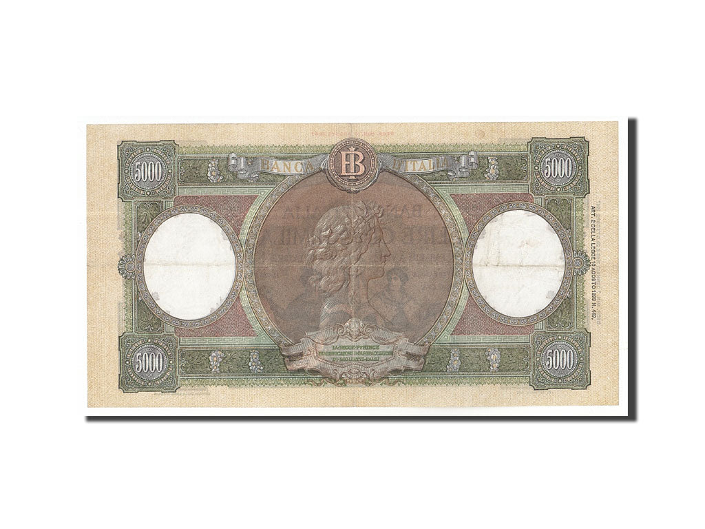 Italy, 5000 Lire, 1963, KM:85d, 1963-01-07, EF(40-45)