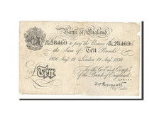 Billet, Grande-Bretagne, 10 Pounds, 1934, 1936-08-19, KM:336a, TTB