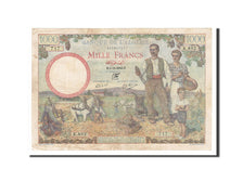 Banknot, Algieria, 1000 Francs, 1942, 1942-11-02, KM:89, VF(20-25)