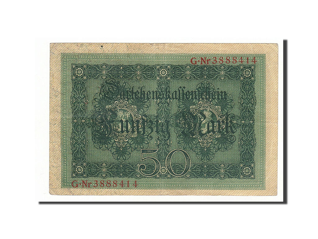 Germany, 50 Mark, 1914, KM:49b, 1914-08-05, EF(40-45)