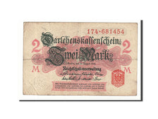 Germany, 2 Mark, 1914, KM:53, 1914-08-12, VF(20-25)