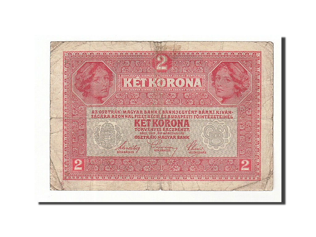 Banknote, Austria, 2 Kronen, 1919, 1917-03-01, KM:50, VF(20-25)