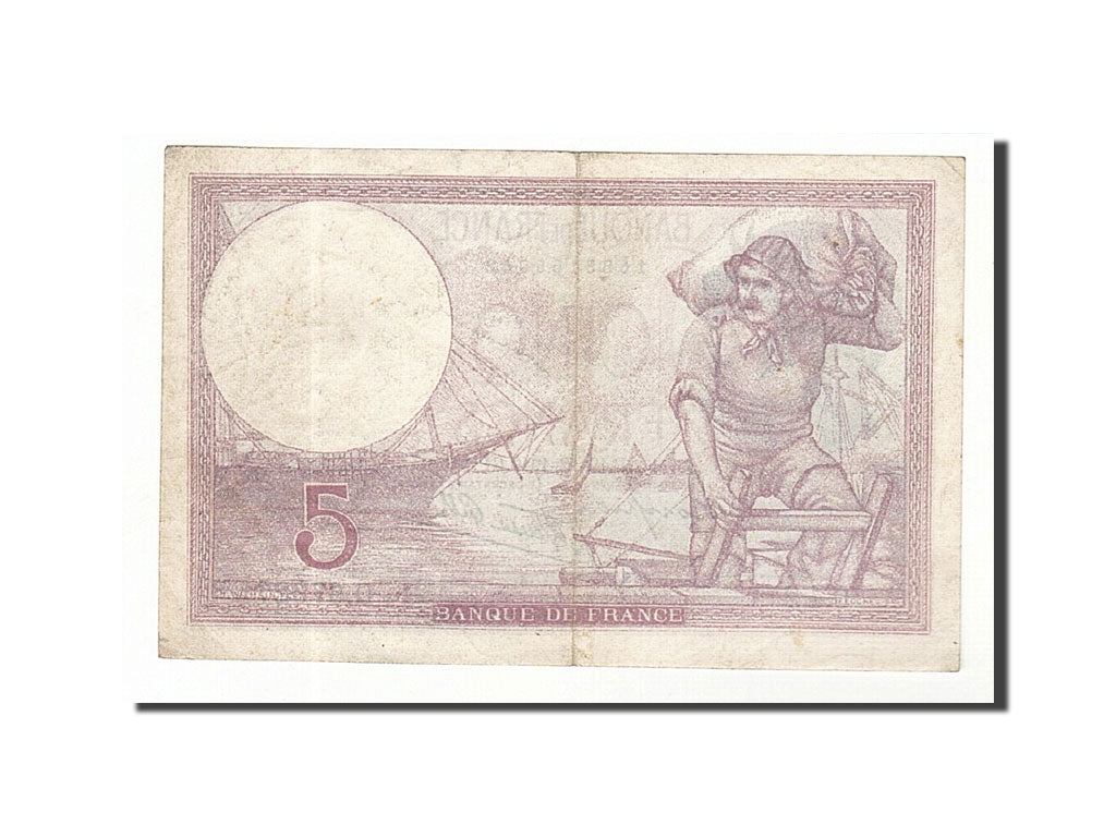 Banknote, France, 5 Francs, 1940, 1940-12-12, VF(30-35), Fayette:4.17, KM:83