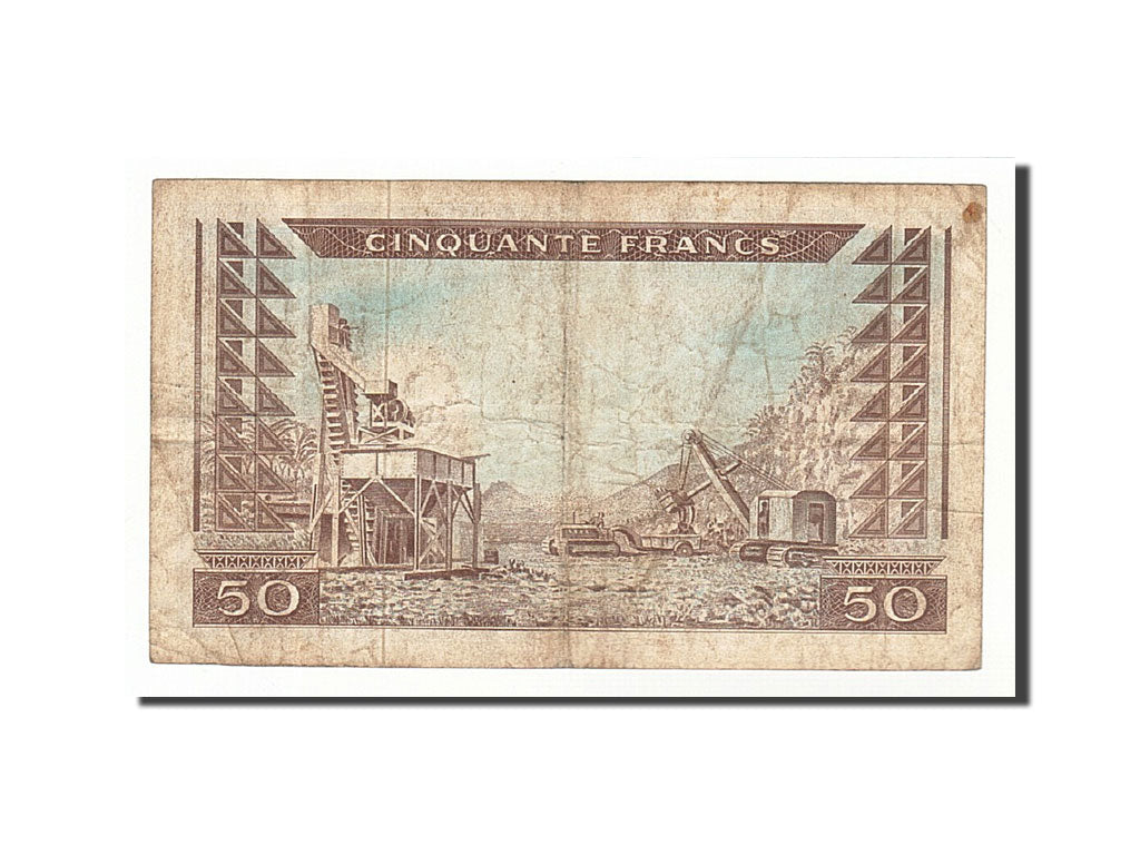 Guinea, 50 Francs, 1960, KM:12a, 1960-03-01, VF(20-25)