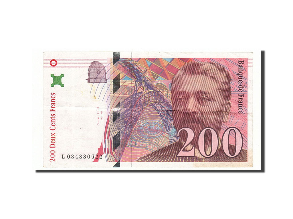 France, 200 Francs, 1999, KM:159c, 1999, EF(40-45), Fayette:75.5