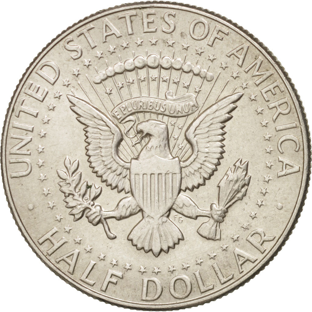 Coin, United States, Kennedy Half Dollar, Half Dollar, 1965, U.S. Mint