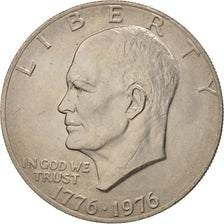 United States, Eisenhower Dollar, 1976, Philadelphia, EF(40-45), KM 206