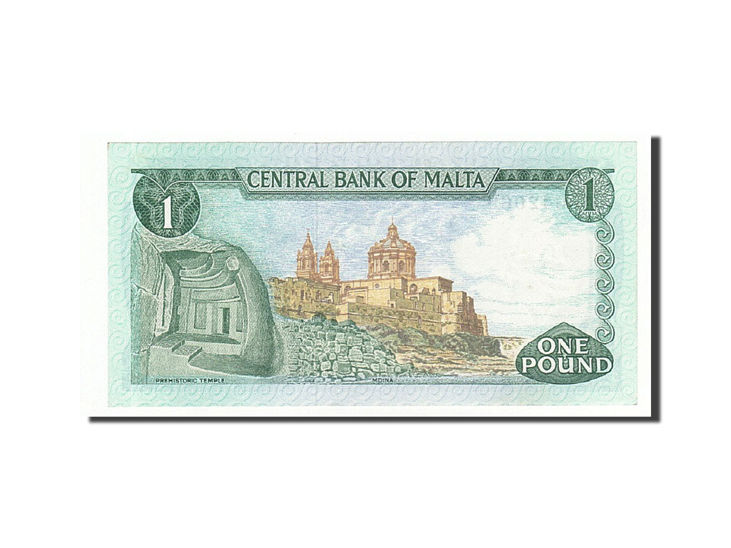 Malta, 1 Lira, 1973, KM:31e, Undated, UNC(63)