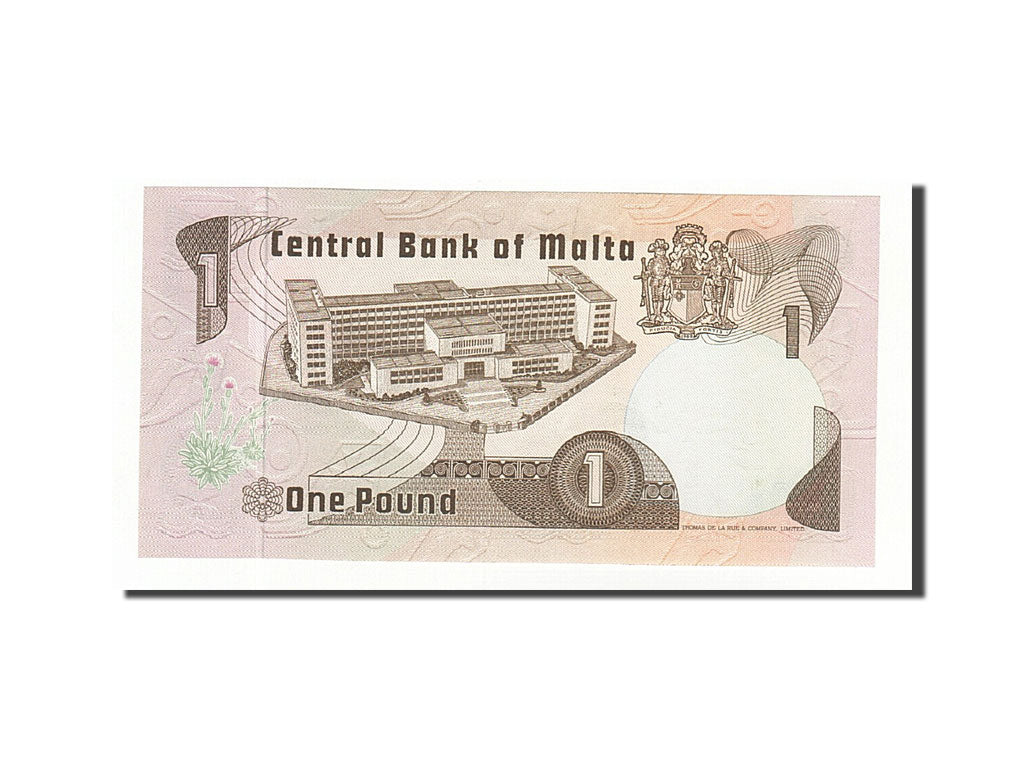 Malta, 1 Lira, 1979, KM:34b, Undated, UNC(63)