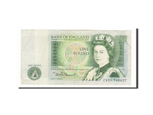 Great Britain, 1 Pound, 1971-1982, KM:377b, Undated (1981-1984), EF(40-45)