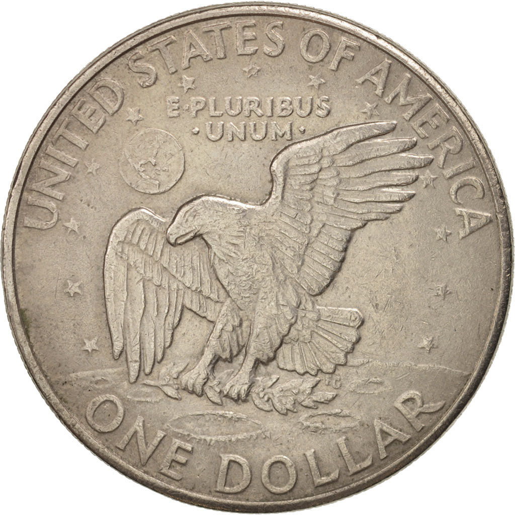 United States, Eisenhower Dollar, 1971, Philadelphia, EF(40-45), KM 203