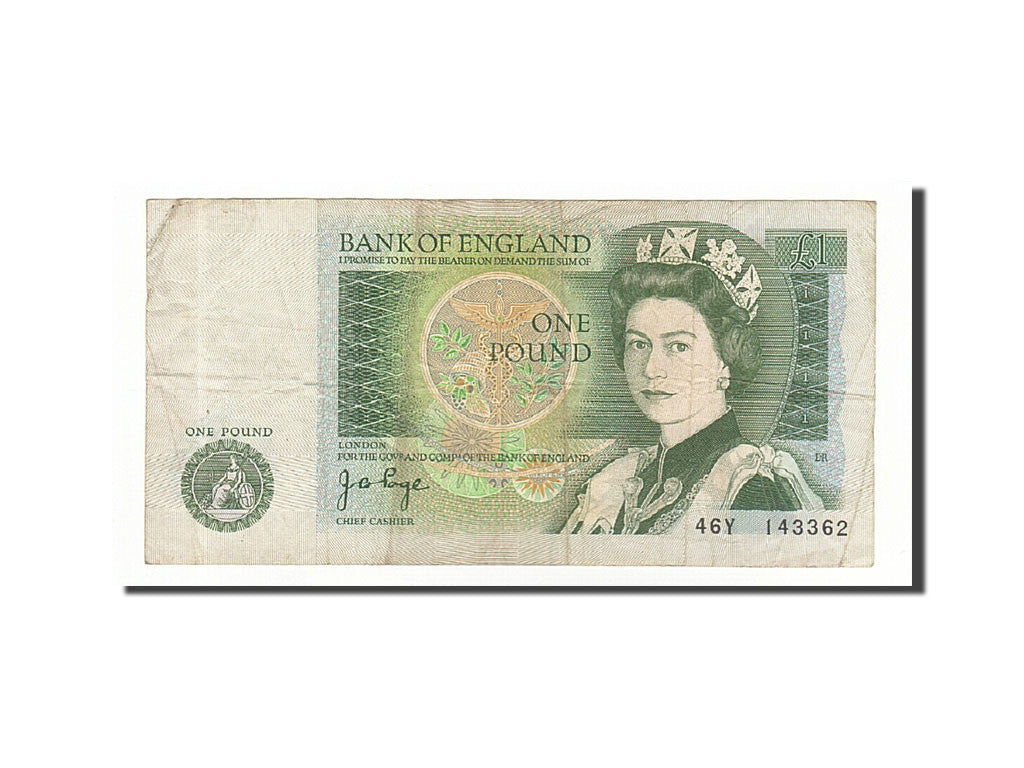 Banknote, Great Britain, 1 Pound, 1971-1982, Undated (1978-1980), KM:377a