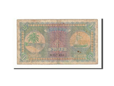 Maldives, 1 Rupee, 1960, KM:2b, 1960-06-04, F(12-15)