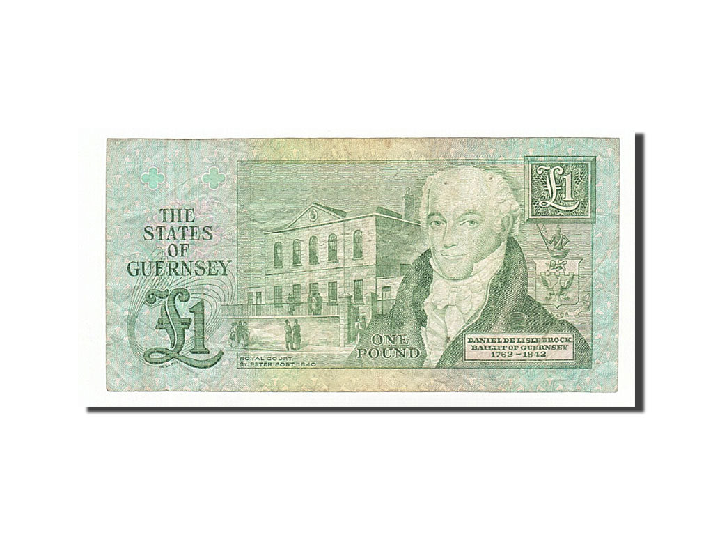 Banknote, Guernsey, 1 Pound, 1980, Undated (1980-1989), KM:48a, VF(30-35)