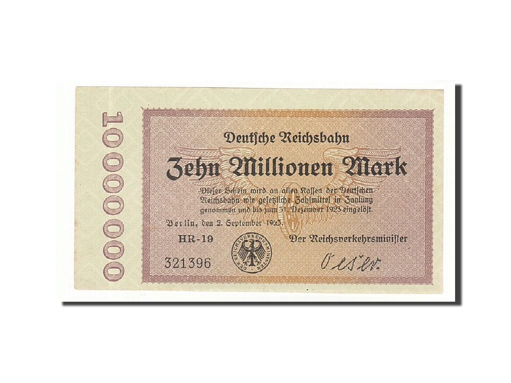 Banknote, Germany, 10 Millionen Mark, 1923, 1923-09-02, KM:S1014, UNC(65-70)