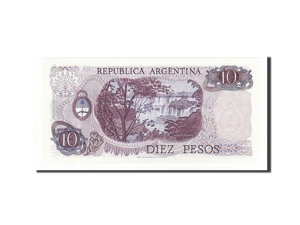 Argentina, 10 Pesos, 1973-1976, KM:295, Undated, UNC(65-70)