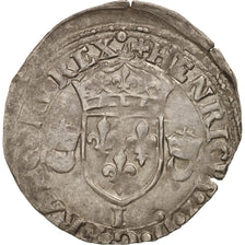France, Douzain aux croissants, 1550, Limoges, VF(30-35), Billon, Sombart:4380