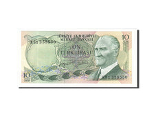 Turkey, 10 Lira, 1975, KM:186, Undated, UNC(65-70)