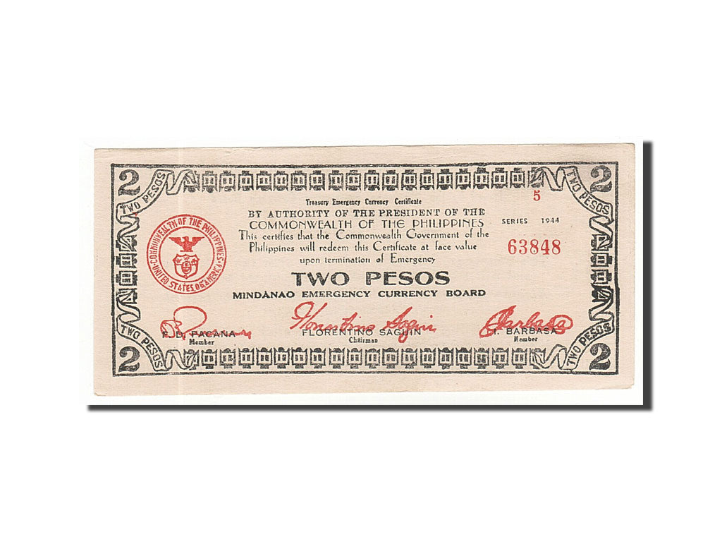 Banknote, Philippines, 2 Pesos, 1944, 1944, KM:S524b, UNC(63)