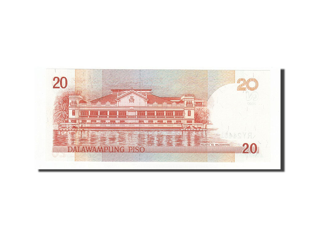 Banknote, Philippines, 20 Piso, 2007, 2007, KM:182i, UNC(65-70)