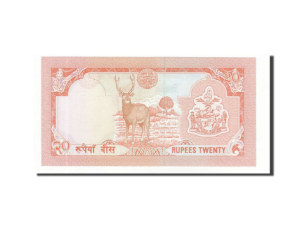 Geldschein, Nepal, 20 Rupees, 1988-1996, Undated, KM:38b, UNZ
