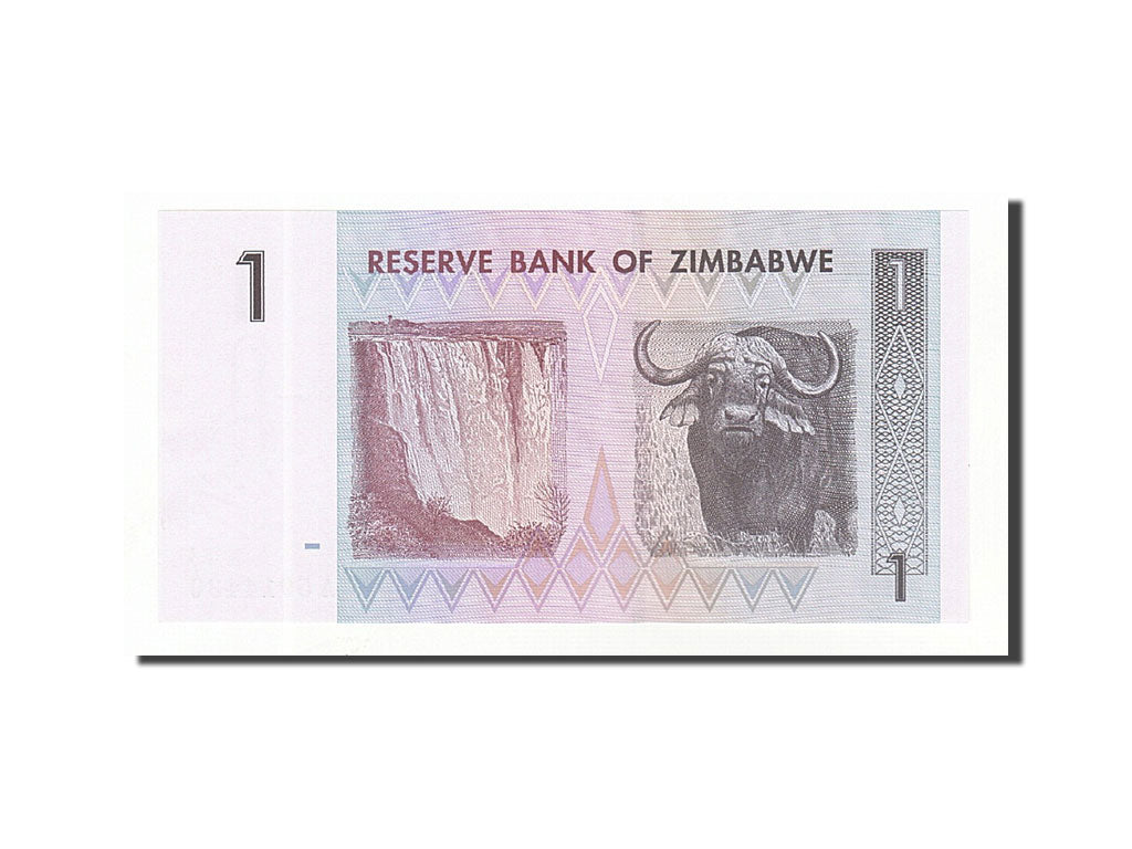 Banknote, Zimbabwe, 1 Dollar, 2007-2008, 2006-08-01, KM:65, UNC(65-70)