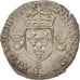 France, Douzain aux croissants, 1550, Nantes, VF(30-35), Billon, Sombart:4380