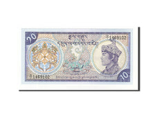 Banconote, Bhutan, 10 Ngultrum, 1985-92, KM:15a, Undated (1986), FDS