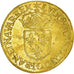 Coin, France, Louis XIII, Écu d'or, Ecu d'or, 1629, Paris, AU(50-53), Gold