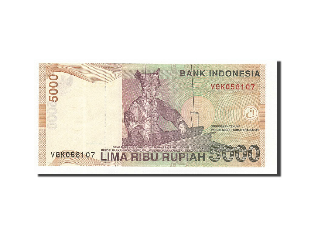 Indonesia, 5000 Rupiah, 2001, KM:142b, 2002, UNC(65-70)