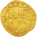 Spain, Jane and Charles, 1 Escudo, Toledo, VF(20-25), Gold