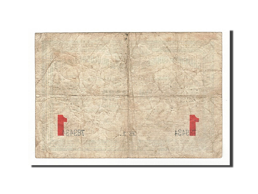 Billete, 1 Franc, Pirot:31-12, 1914, Francia, BC, Boulogne-sur-Mer