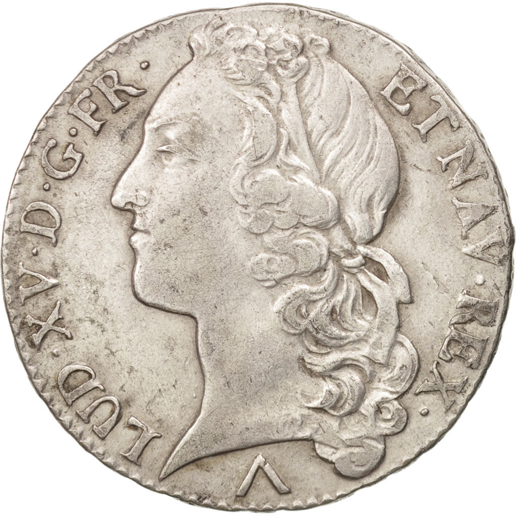 Moneta, Francia, Louis XV, 1/2 Écu au bandeau, 1/2 ECU, 44 Sols, 1760, Lille