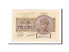 Geldschein, Frankreich, Paris, 1 Franc, 1920, SS+, Pirot:97-23